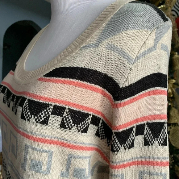 Cloud Chaser Pattern Sweater Dress - Picture 3 of 8